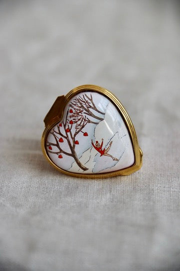 Halcyon Days By Mark Hampton Heart Shaped Box
