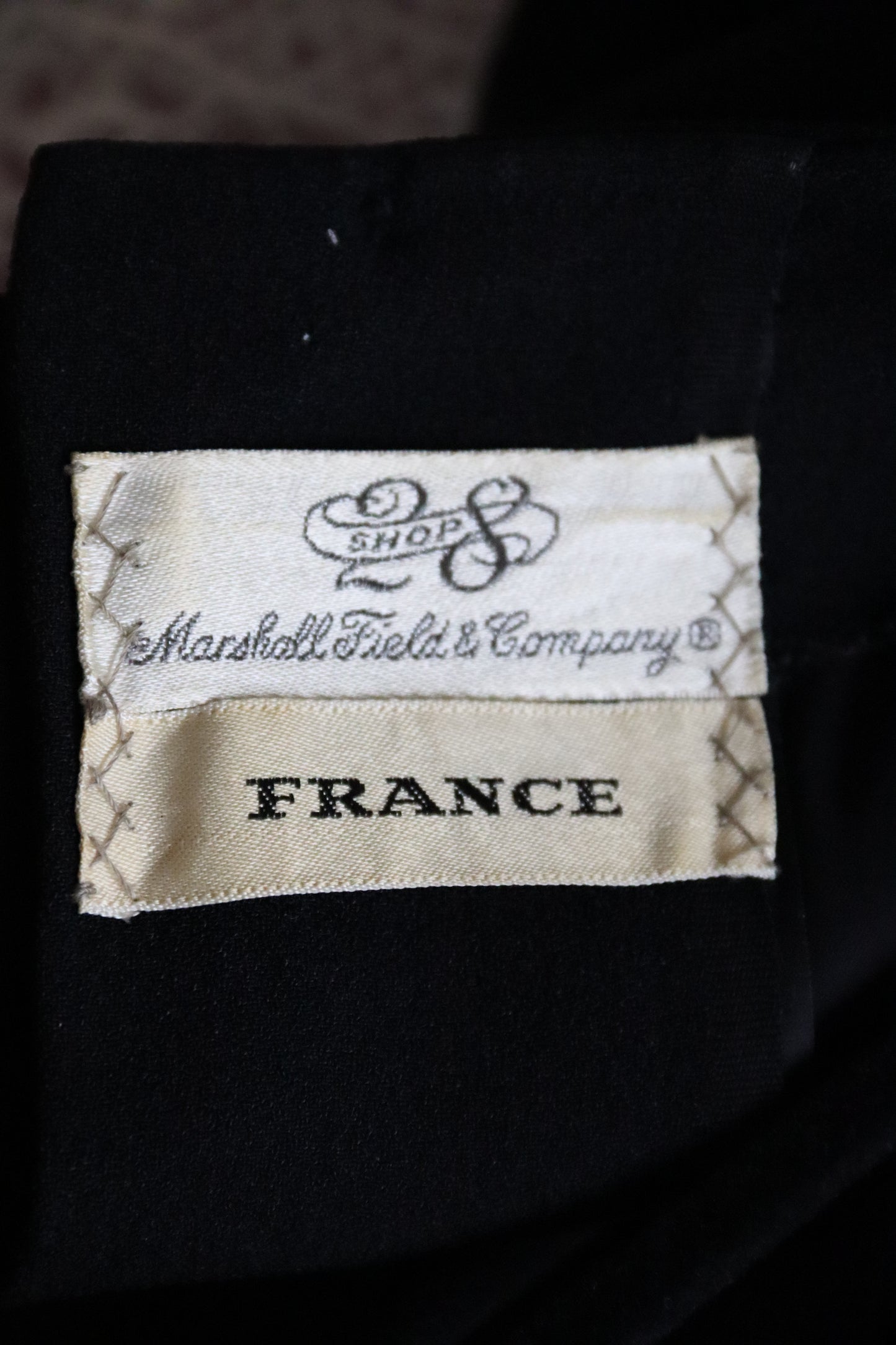 Marshall Field & Company Black Dress