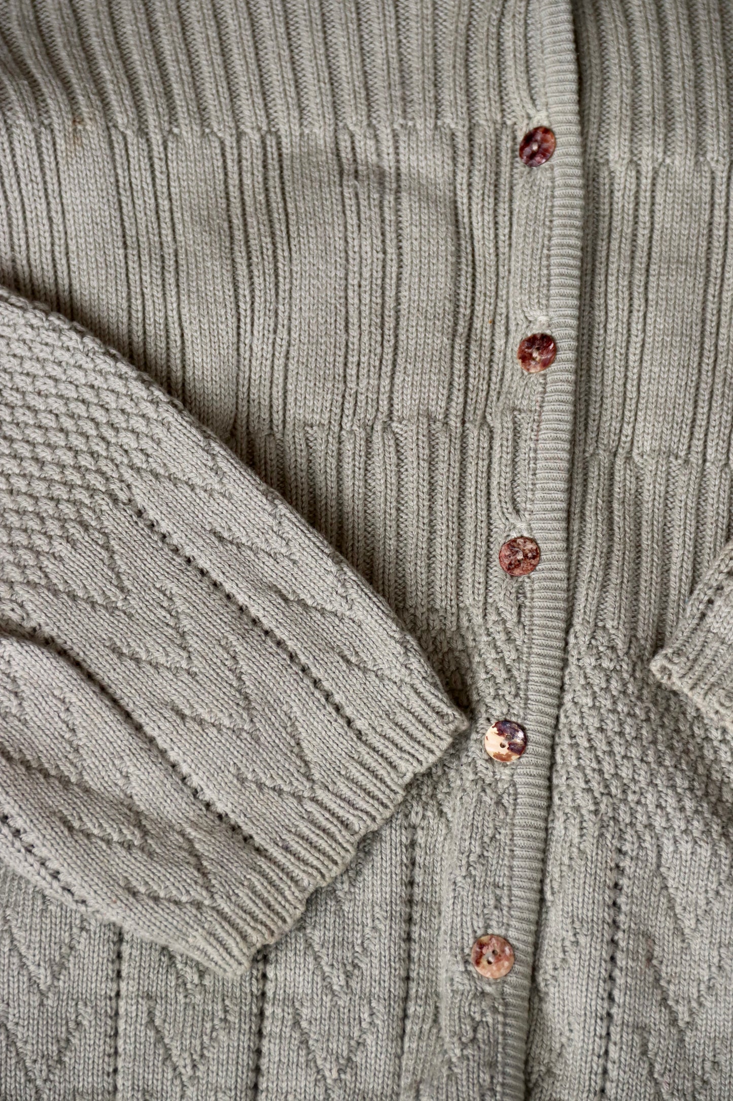 Vintage Knitty Gritty Knits Sage Green Sweater
