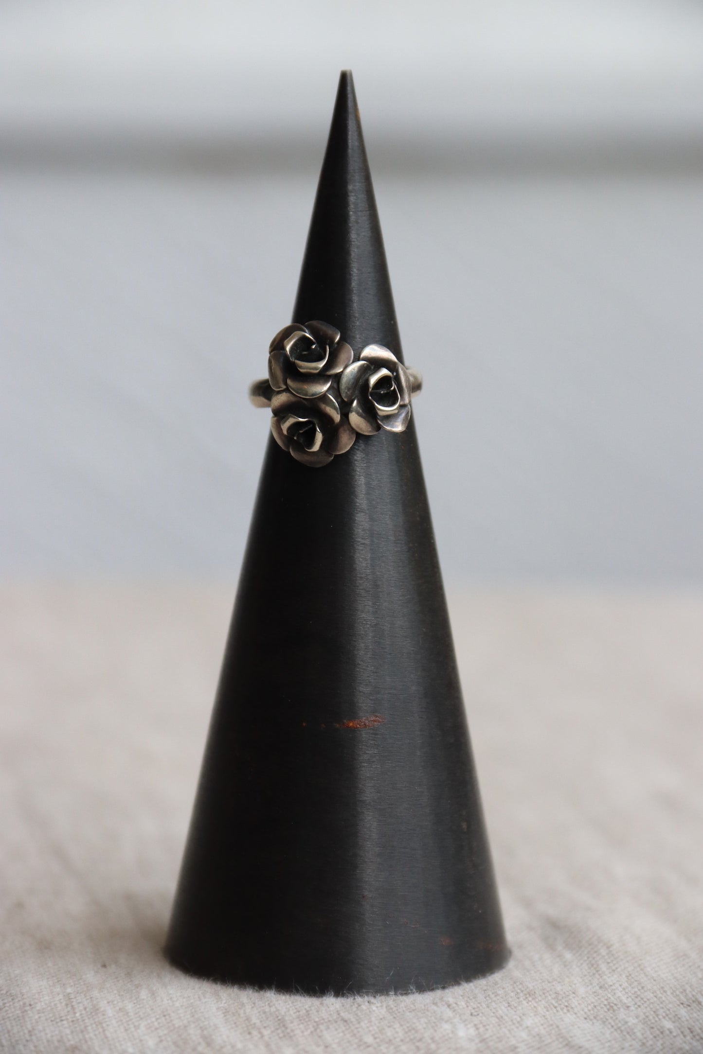 Sterling Silver Flower Ring