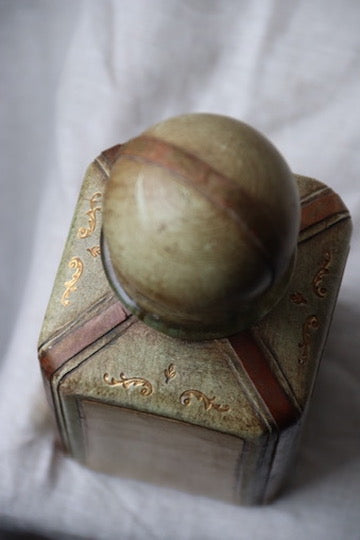 Vintage Leather Covered Decanter