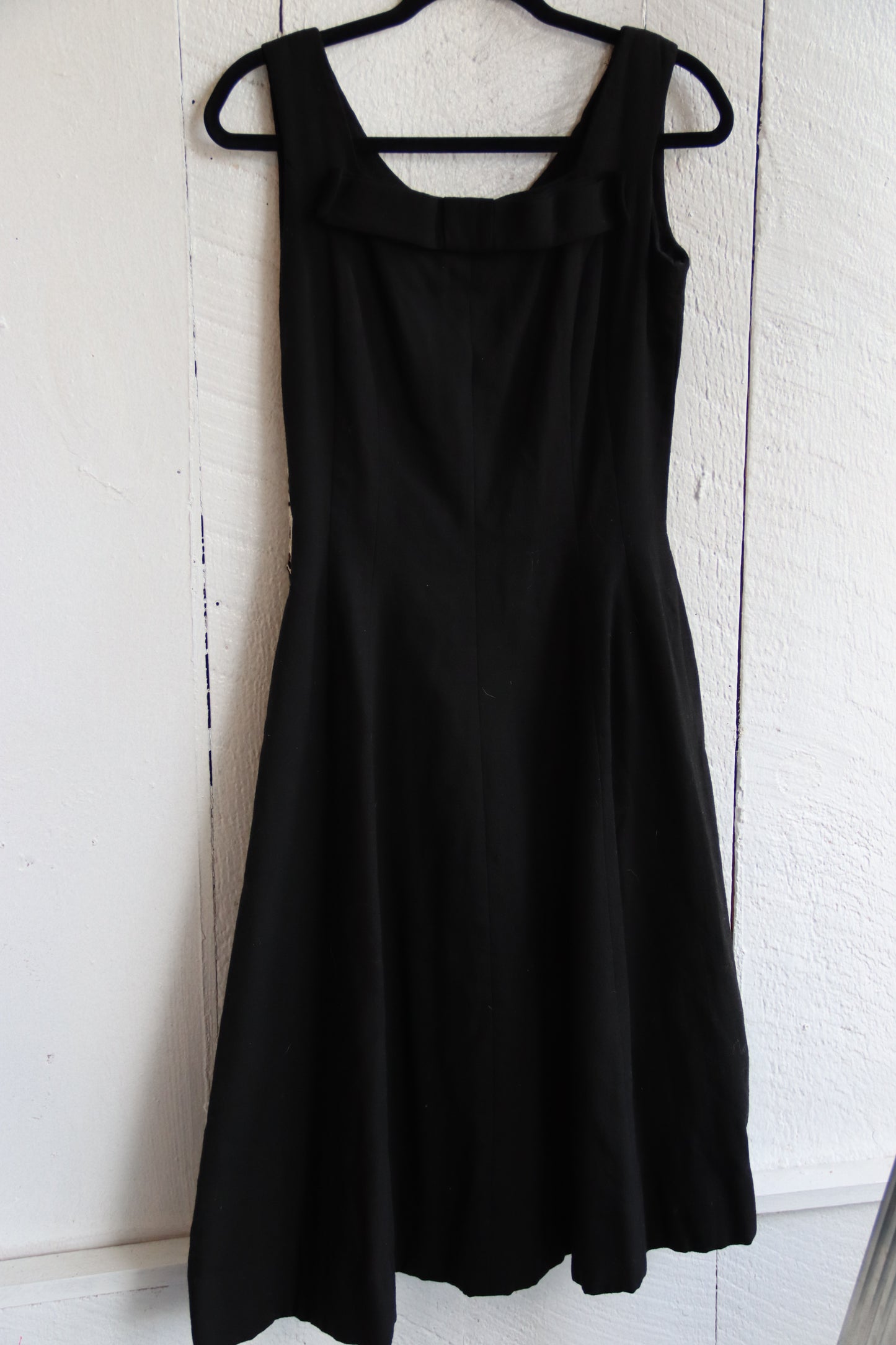Vintage Black Dress with Bows