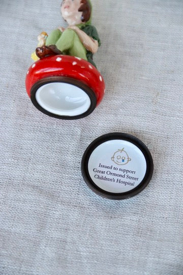 Peter Pan Statue Enamel Box