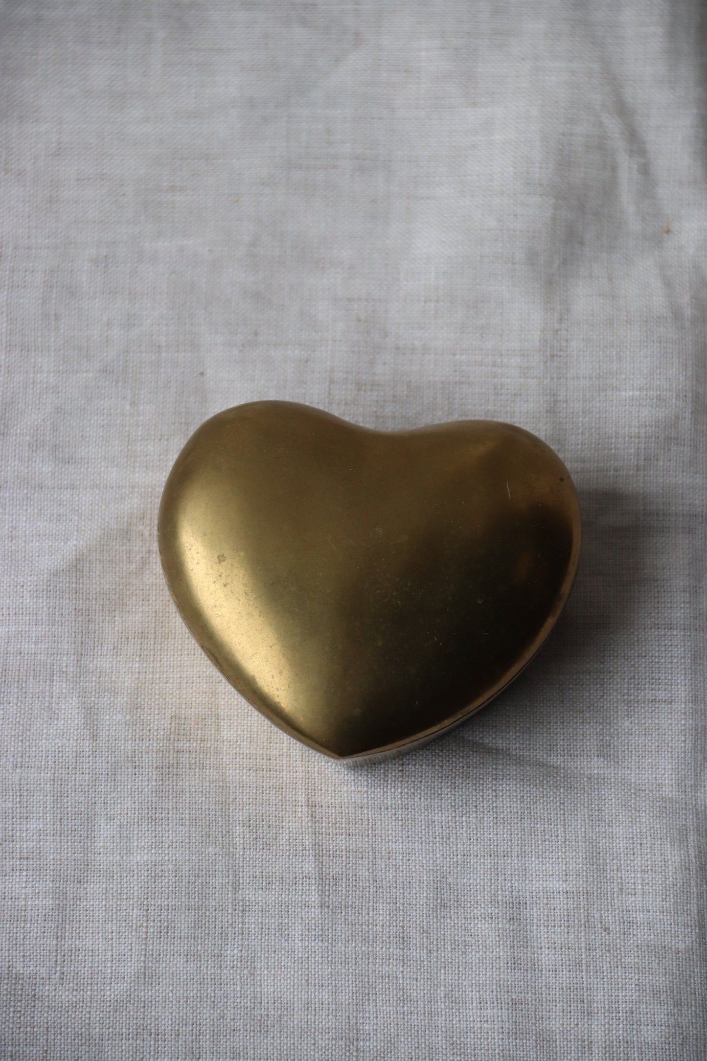 Brass Heart Box
