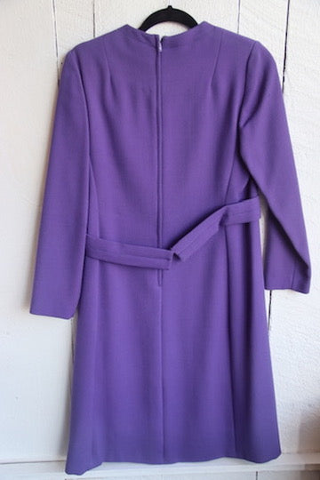 Vintage 60s Neusteters Purple Dress