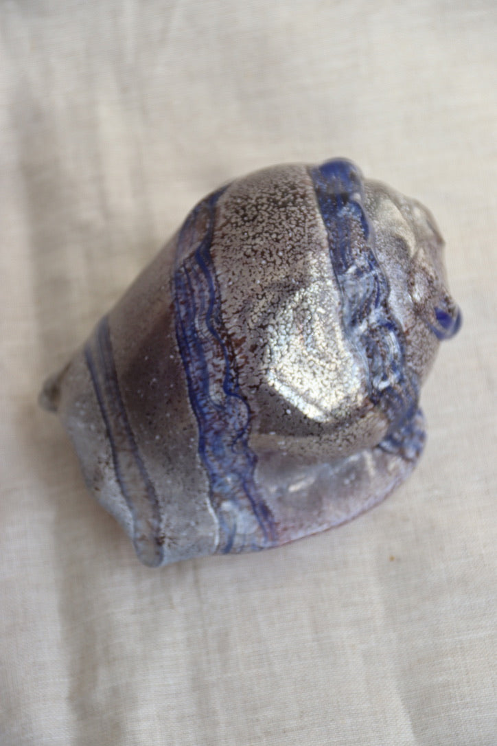Handmade Glass Seashell Paperweight