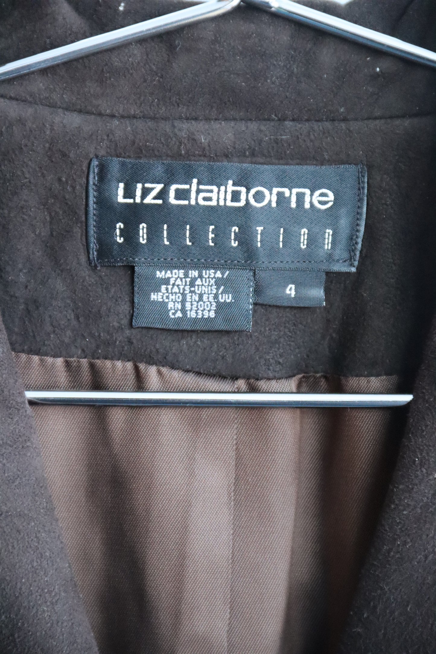 Liz Claiborne Brown Suede Jacket