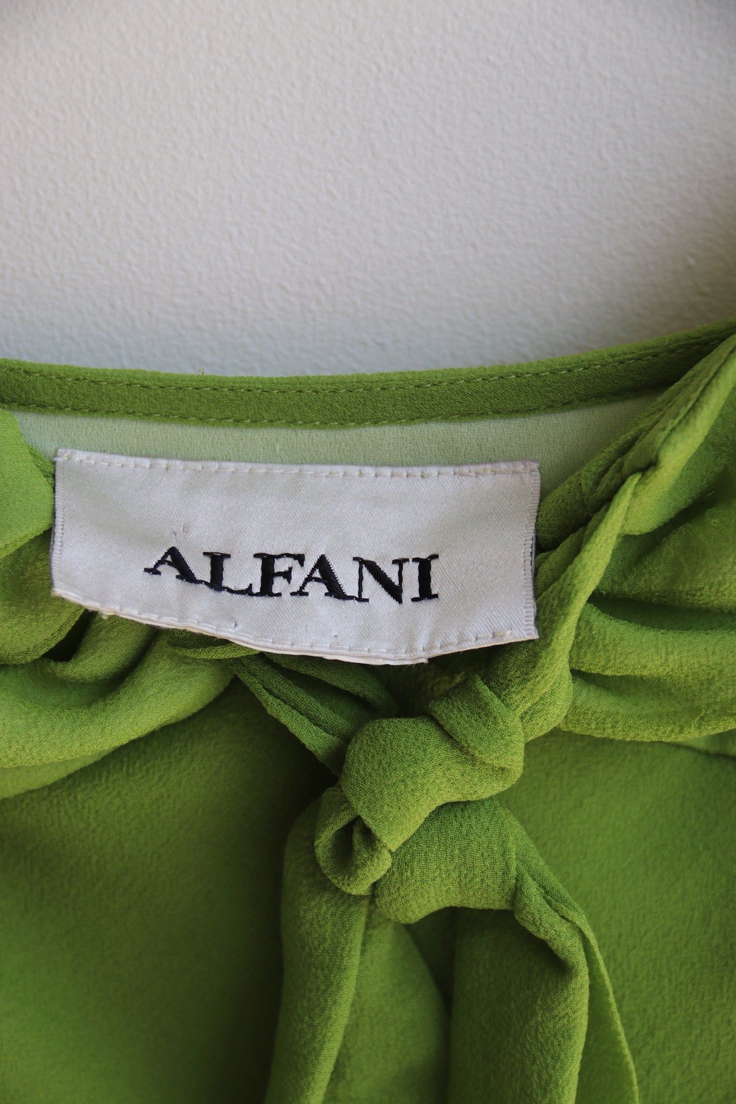 Vintage Alfani Green Dress
