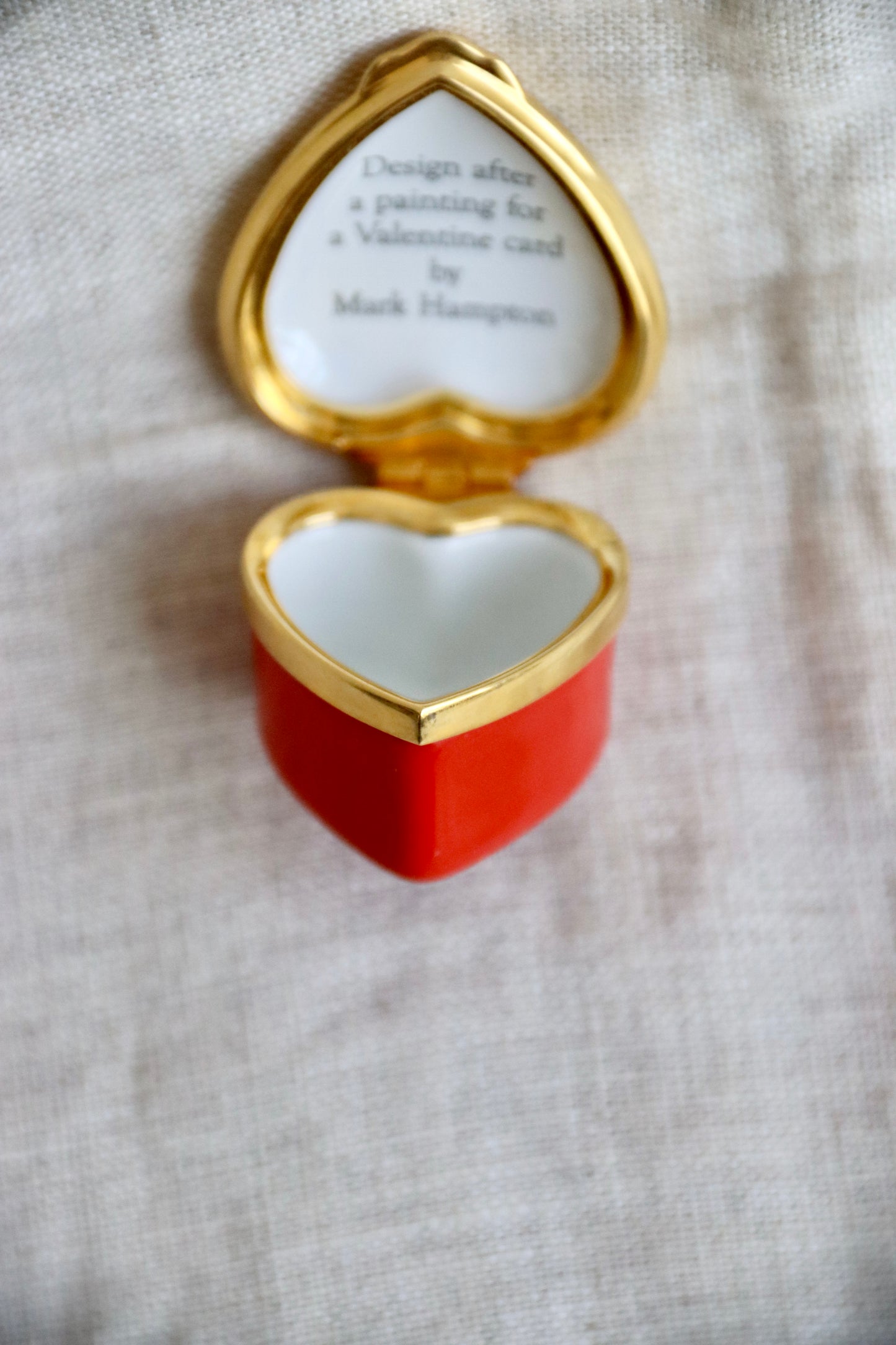 Halcyon Days By Mark Hampton Heart Shaped Box