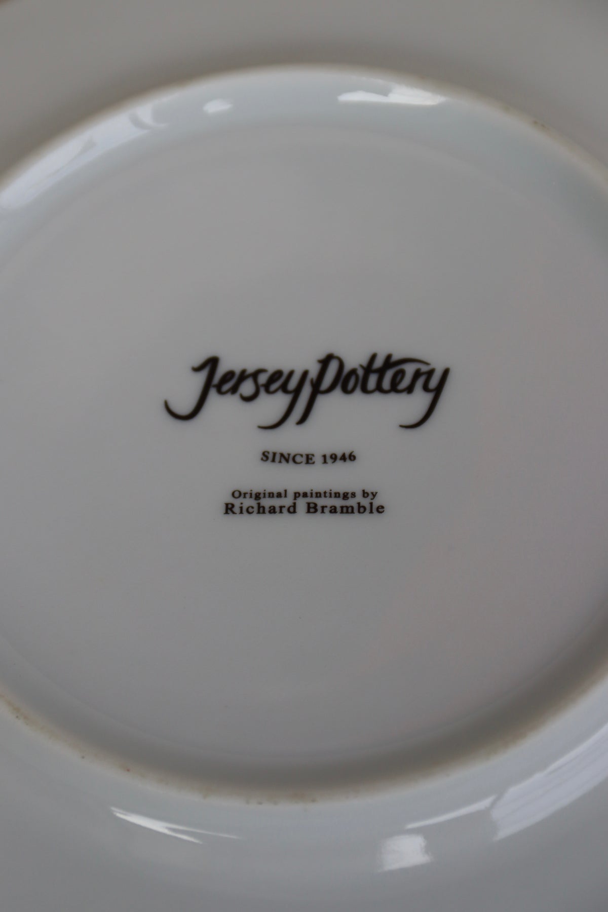 Richard Bramble Jersey Cow Plate