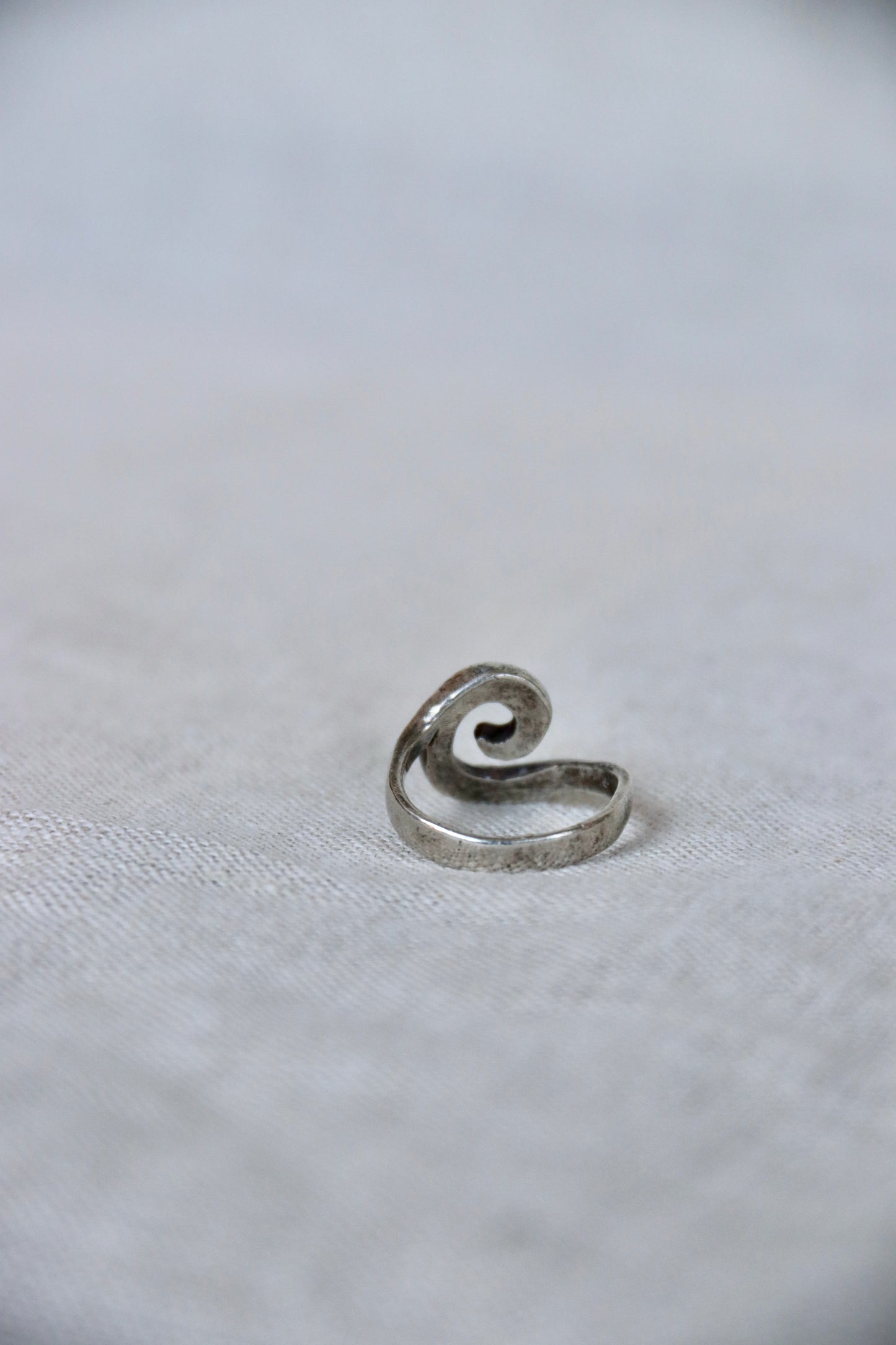 sterling silver loop ring