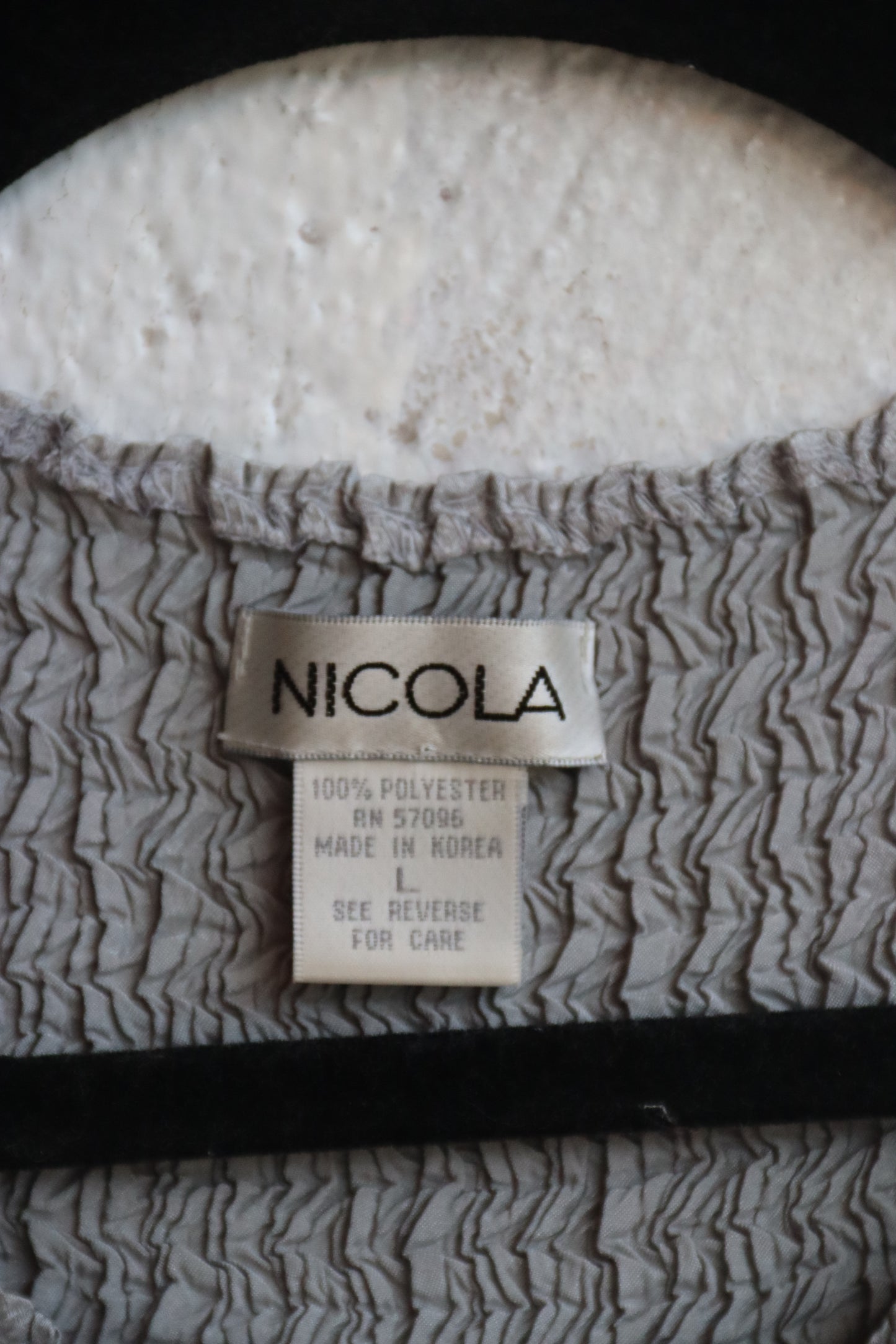 Vintage Nicola Grey Top