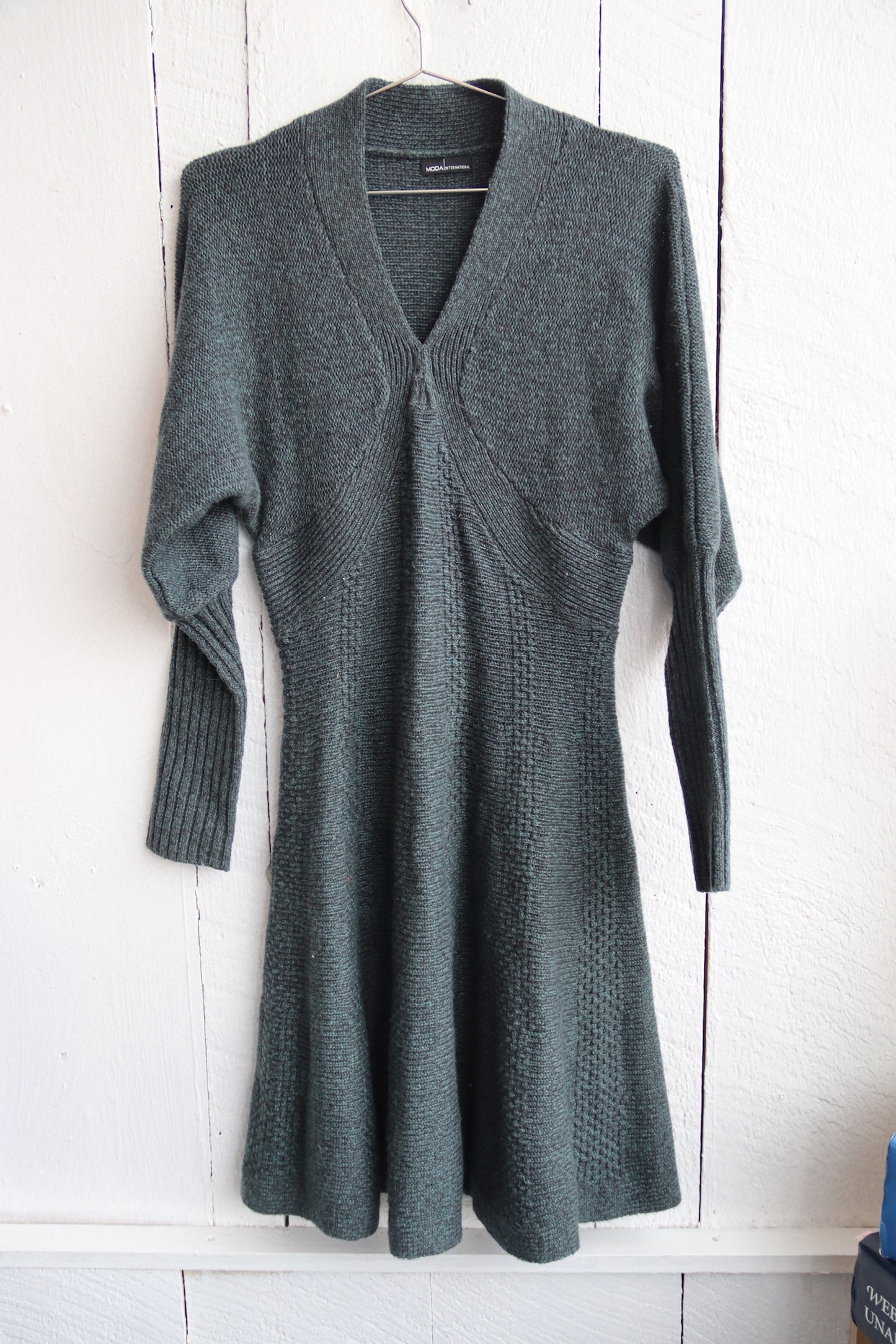 Moda International Green Knit Dress