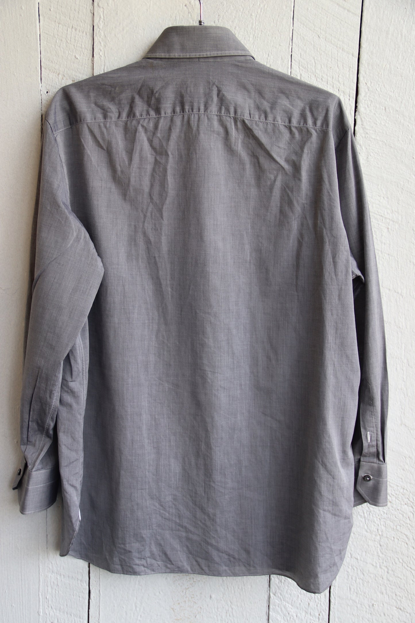 Borrelli Napoli Mens Grey Button Down Shirt