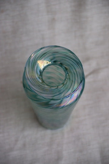 Swirled Art Glass Vase