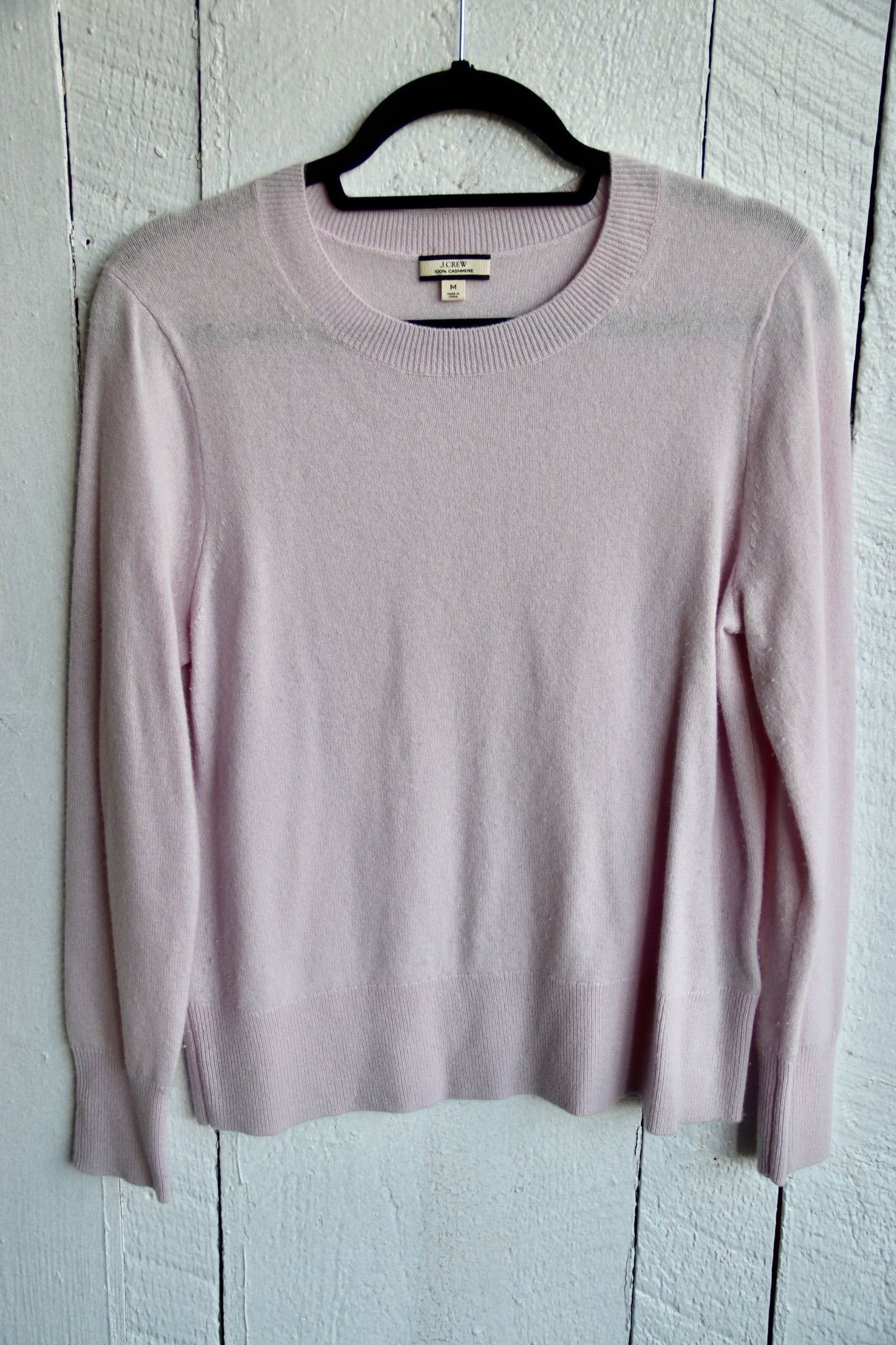 J. Crew. Pink Cashmere Sweater