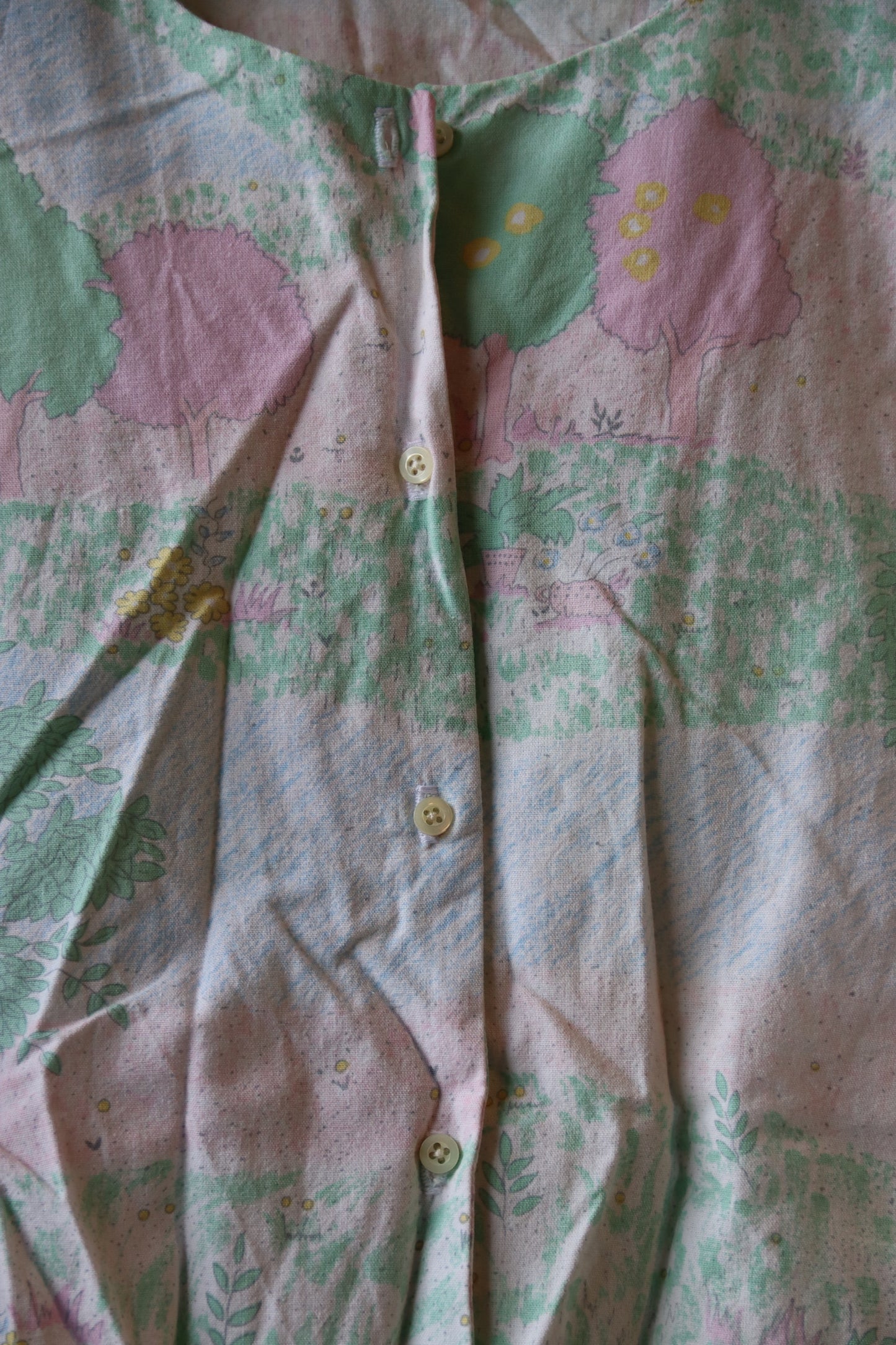 Vintage Hotel Print Top