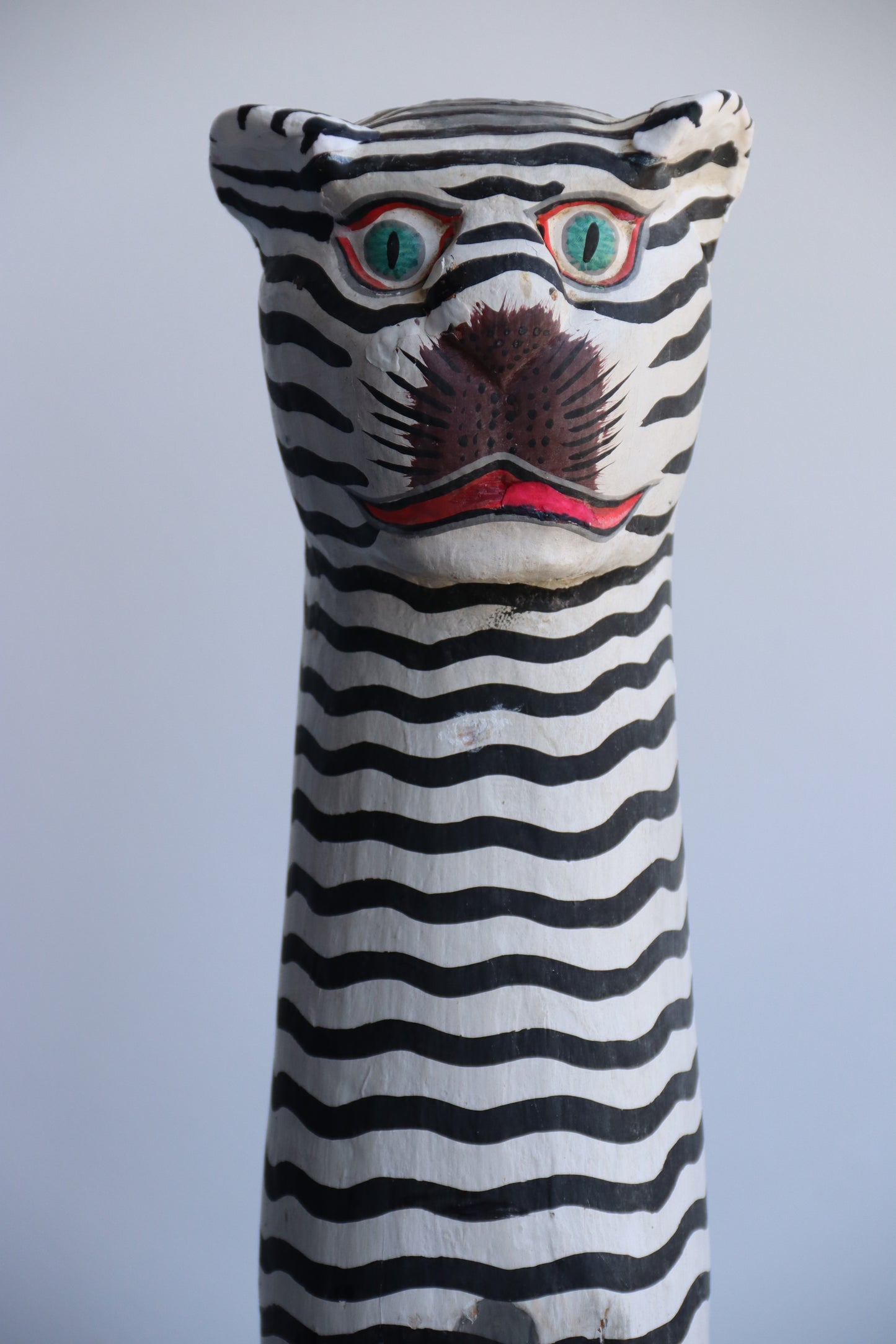 Striped Cat Statue