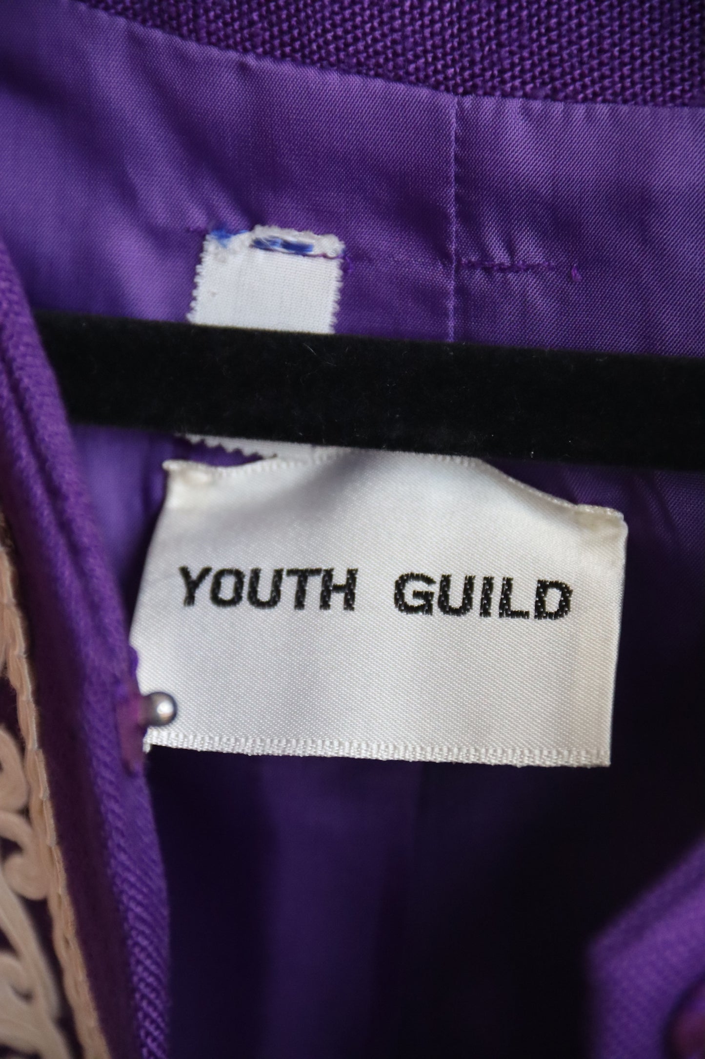 Vintage 1960s Youth Guild Soutache Trim Jacket