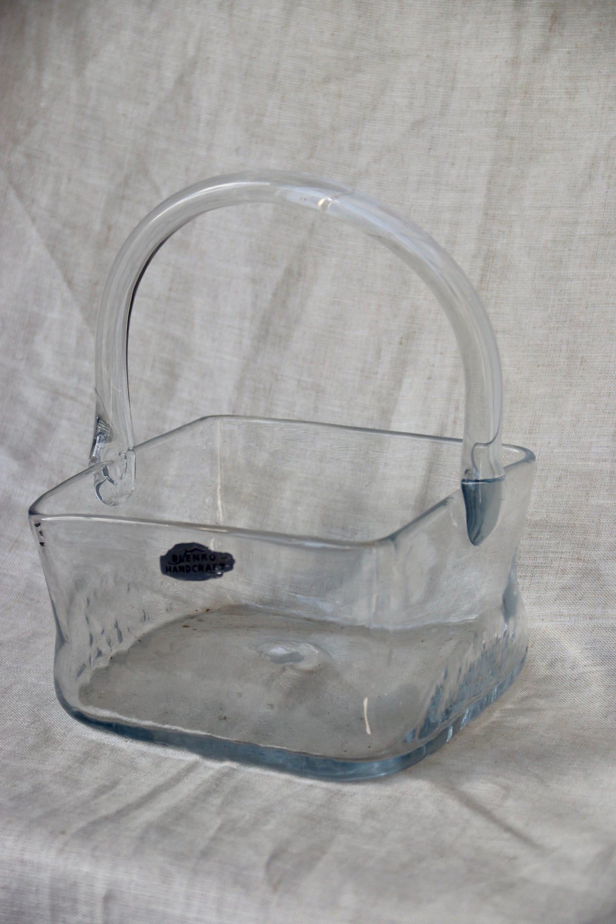 Blenko Glass Basket