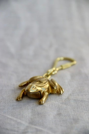 Vintage Brass Sea Animal Keychains