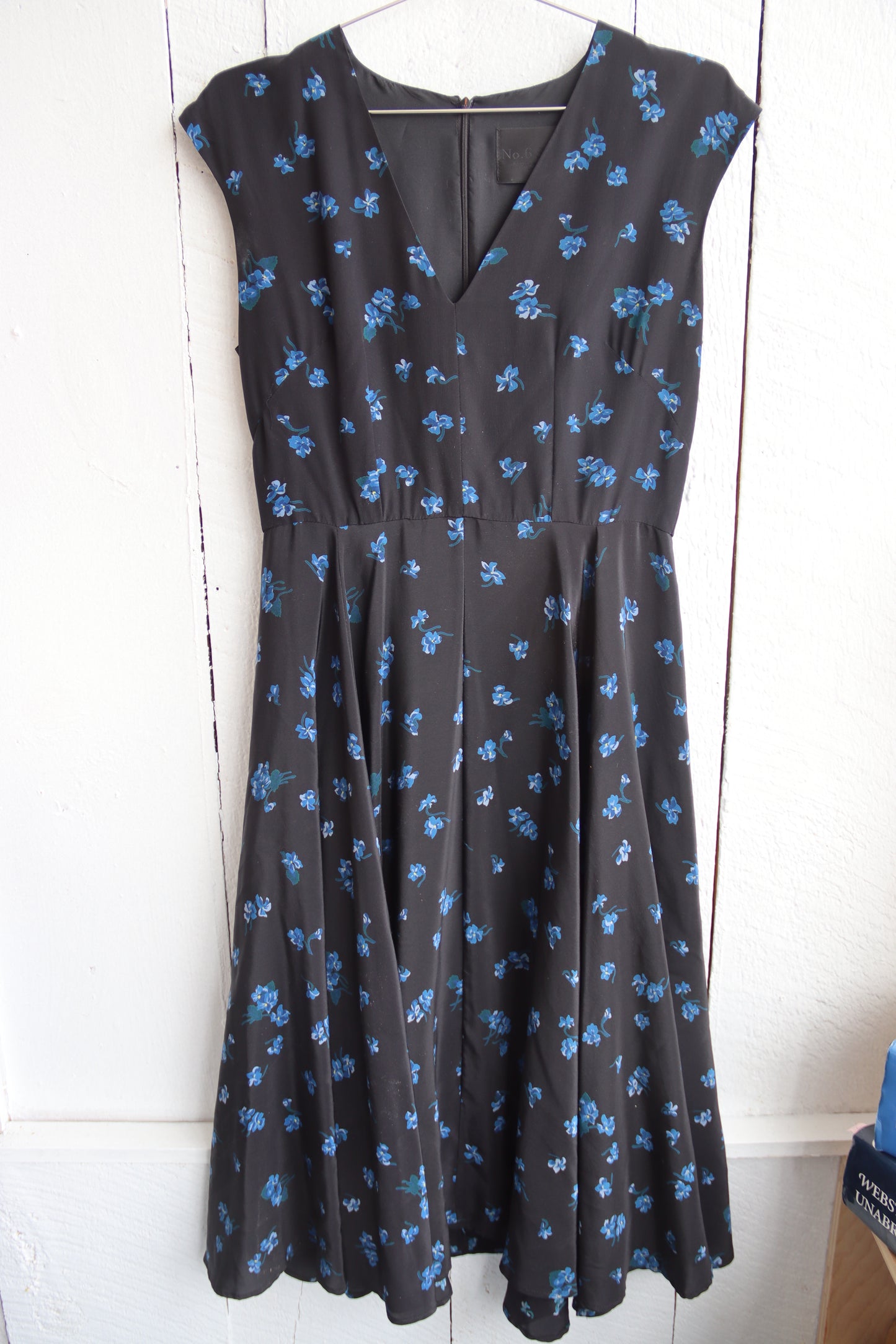 No. 6 Store Blue and black Dress