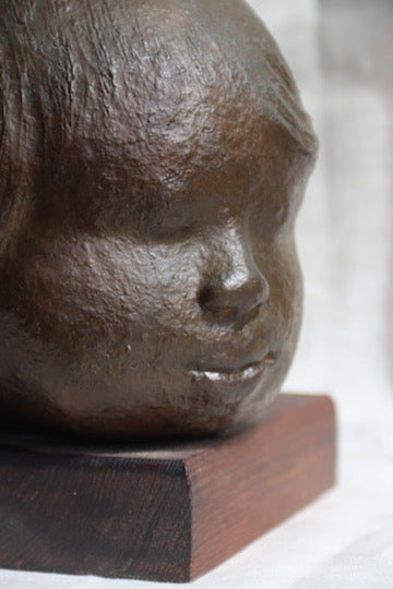 Stanley Taub Bronze Bust Sculpture
