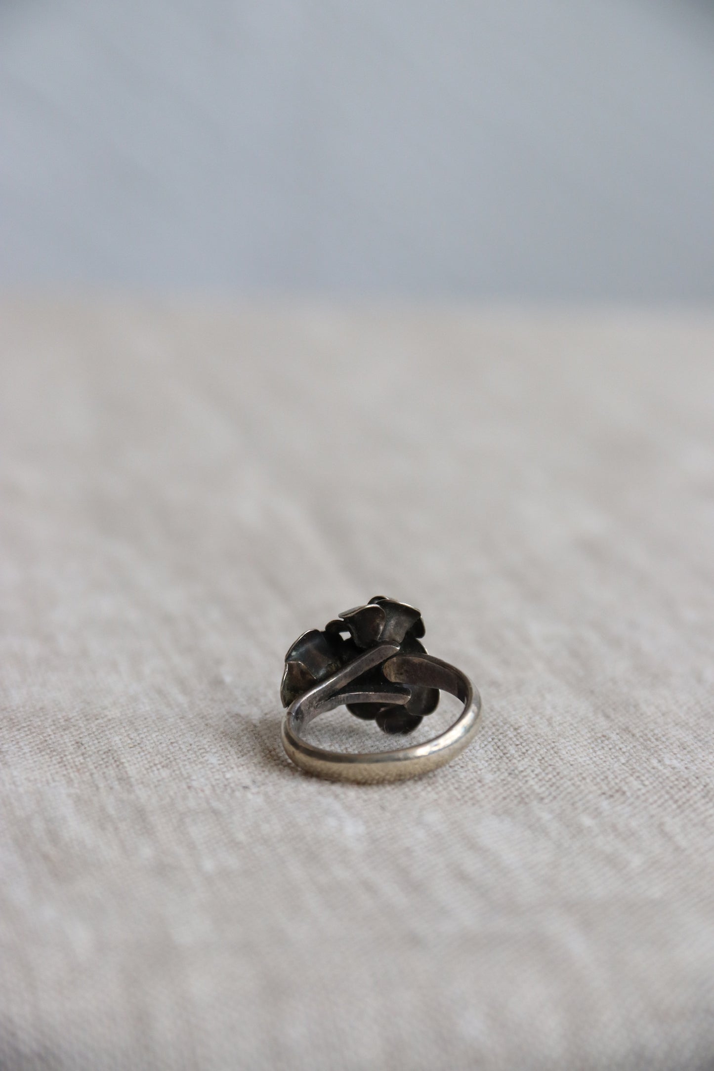 Sterling Silver Flower Ring