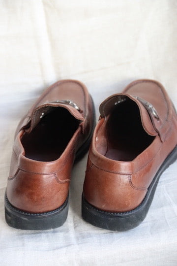 Ferragamo Brown Leather Loafers