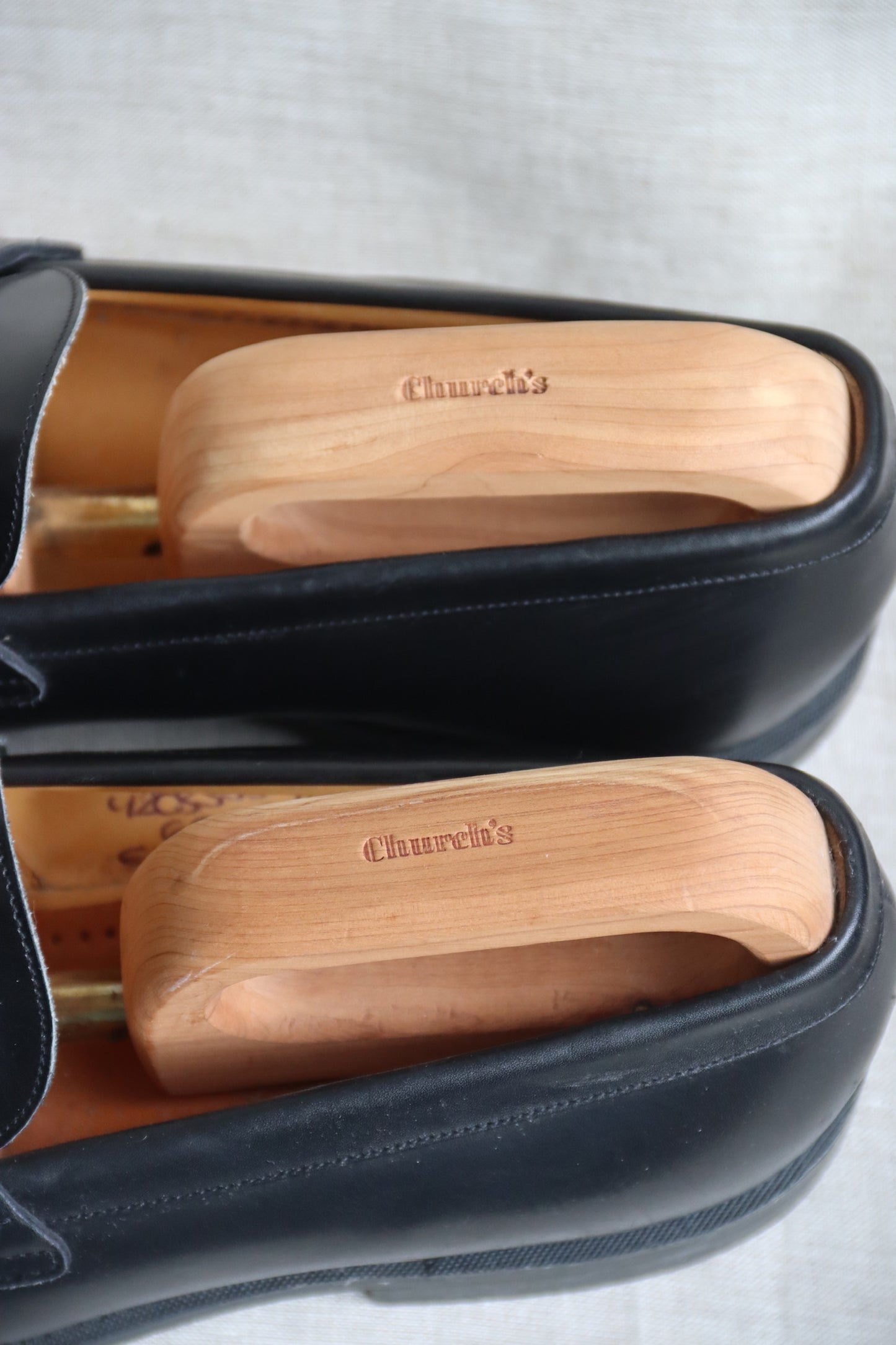 Church's Black Leather Loafers
