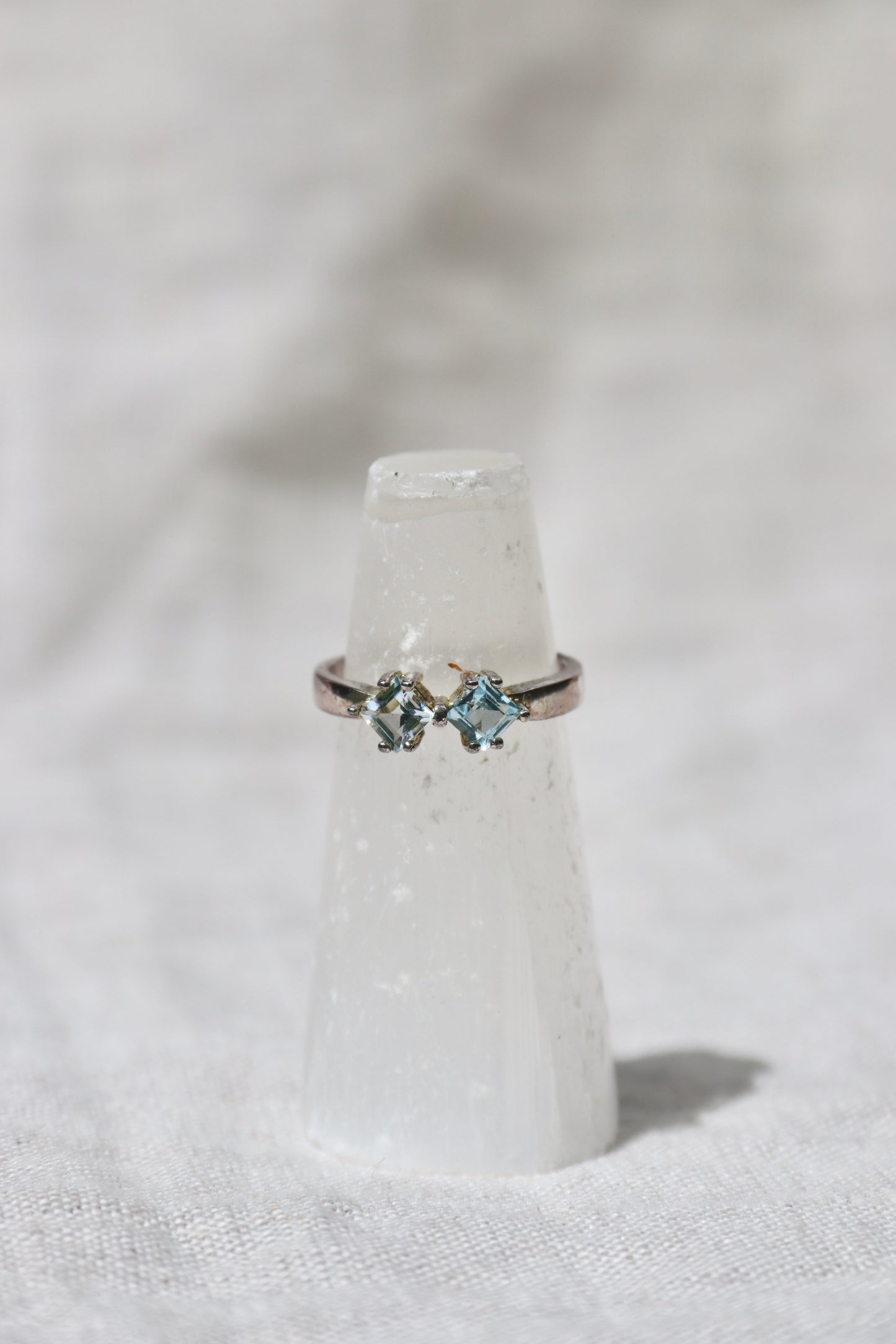 Sterling Silver Aquamarine Ring