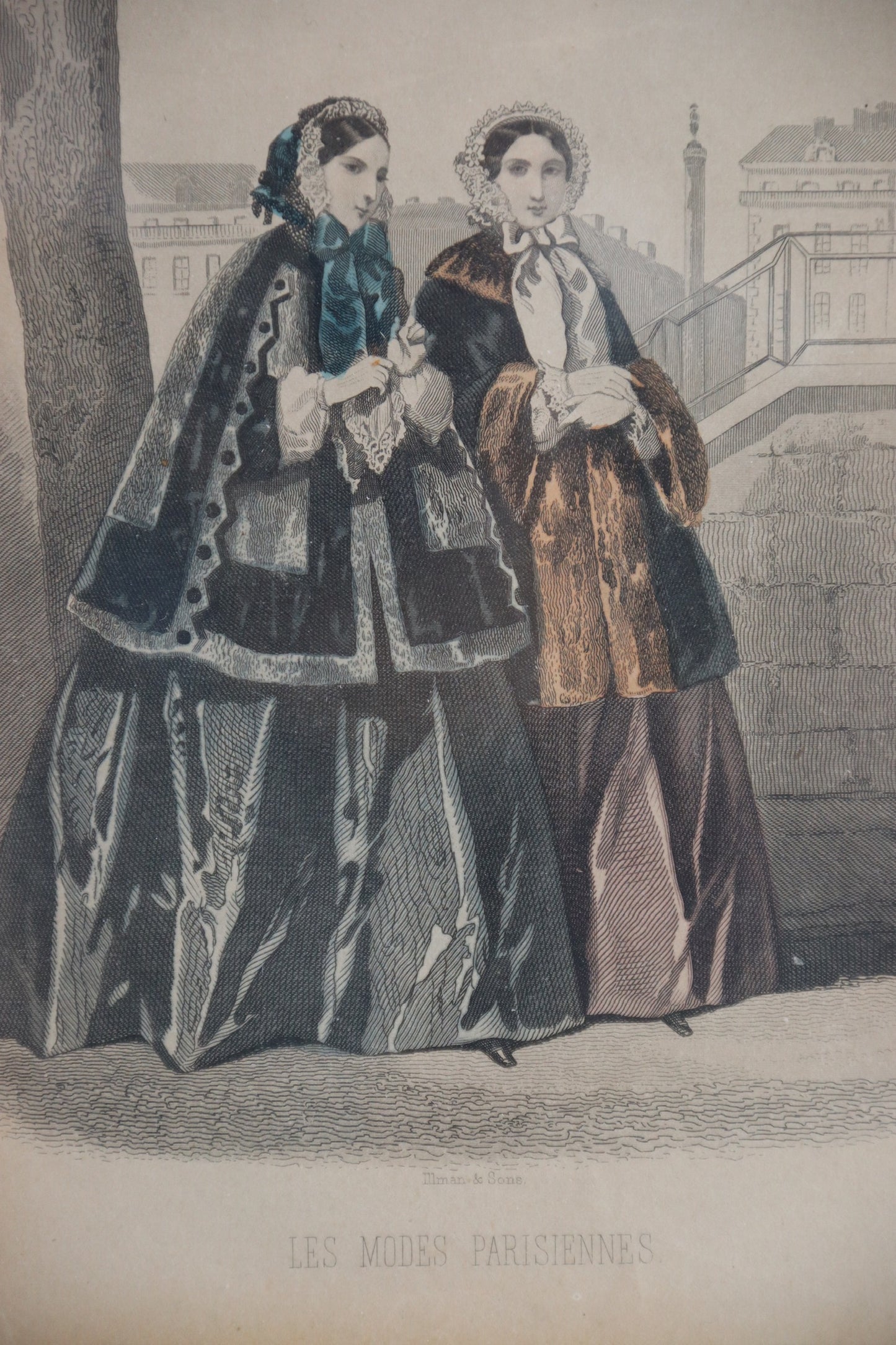 Set of Two Small Framed Fashion Prints