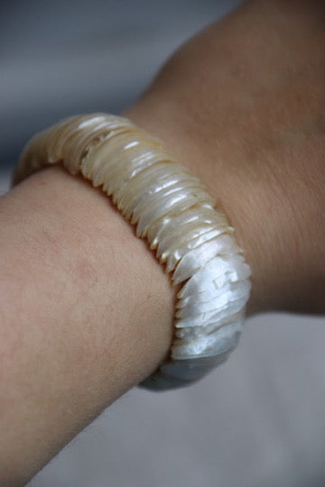 Set of Two Alabaster Bracelets