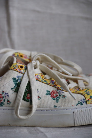 Tory Burch Floral Sneakers
