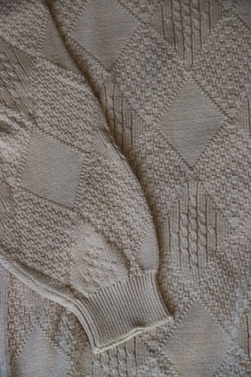 Tuttle Golf Tan Cotton Sweater