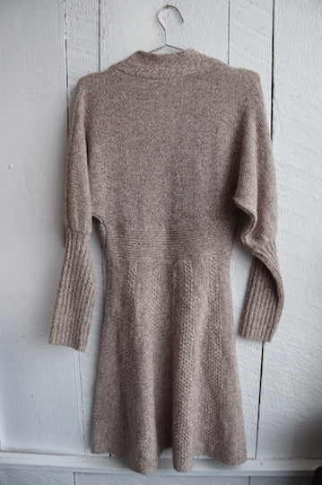 Moda International Tan Knit Dress