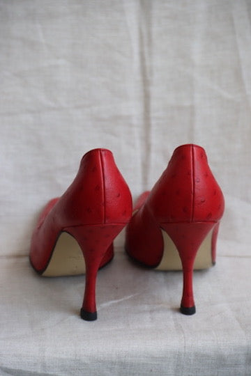 Walter Steiger Red Leather Heels - 10