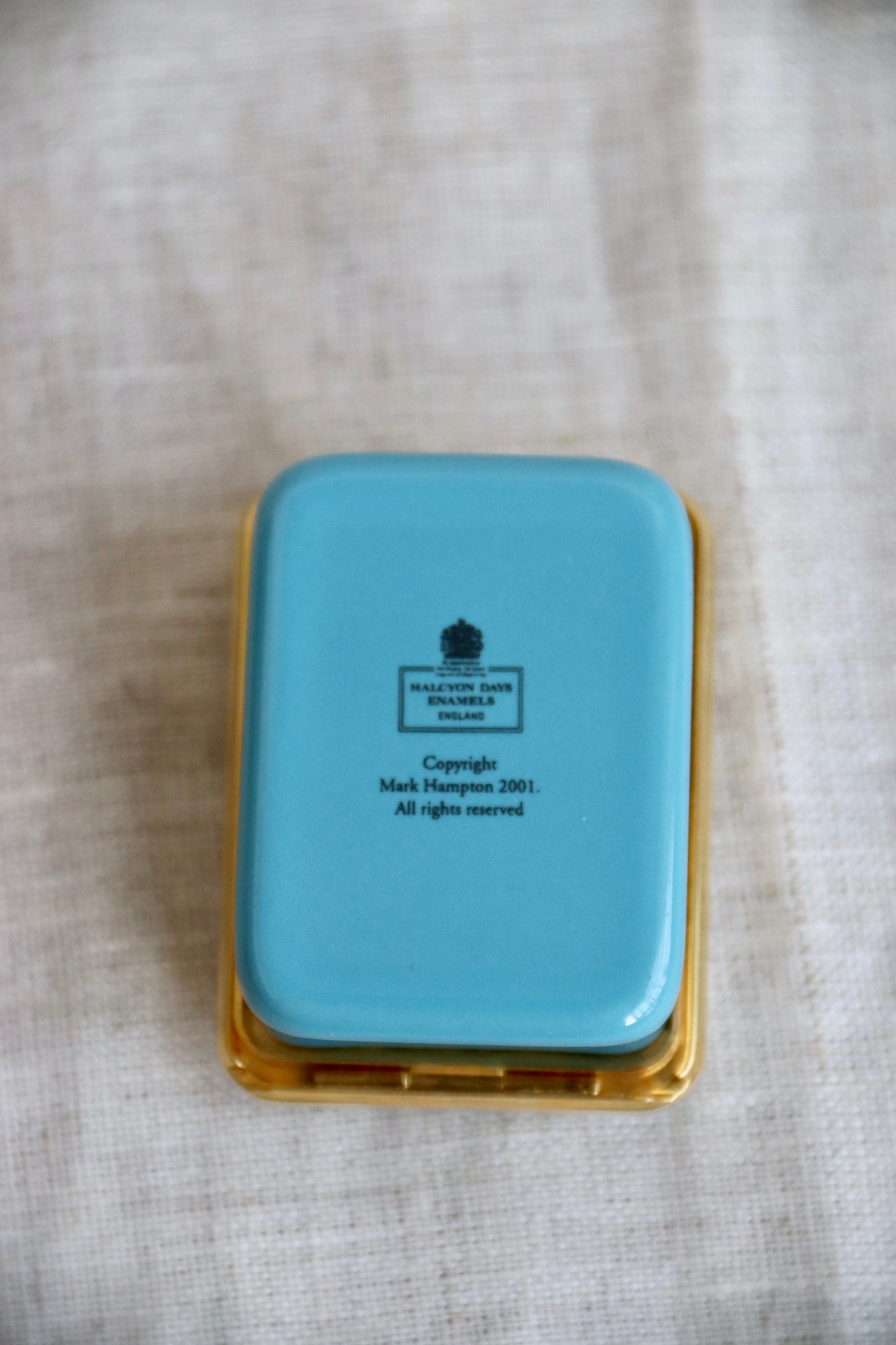 Halcyon Days Mark Hampton Valentine Enamel Box