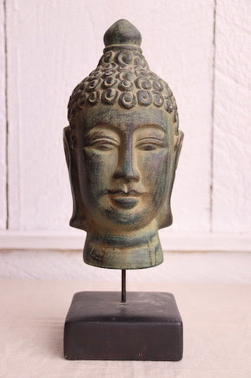 Ceramic Buddha Bust Sculpture