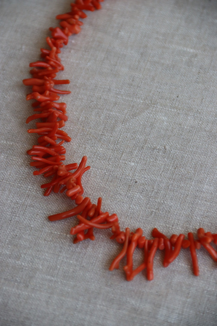 Vintage Coral Necklace