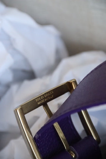 Le Nom Purple Bucket Bag