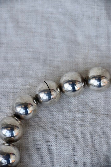 Mexican Sterling Silver Sphere Necklace