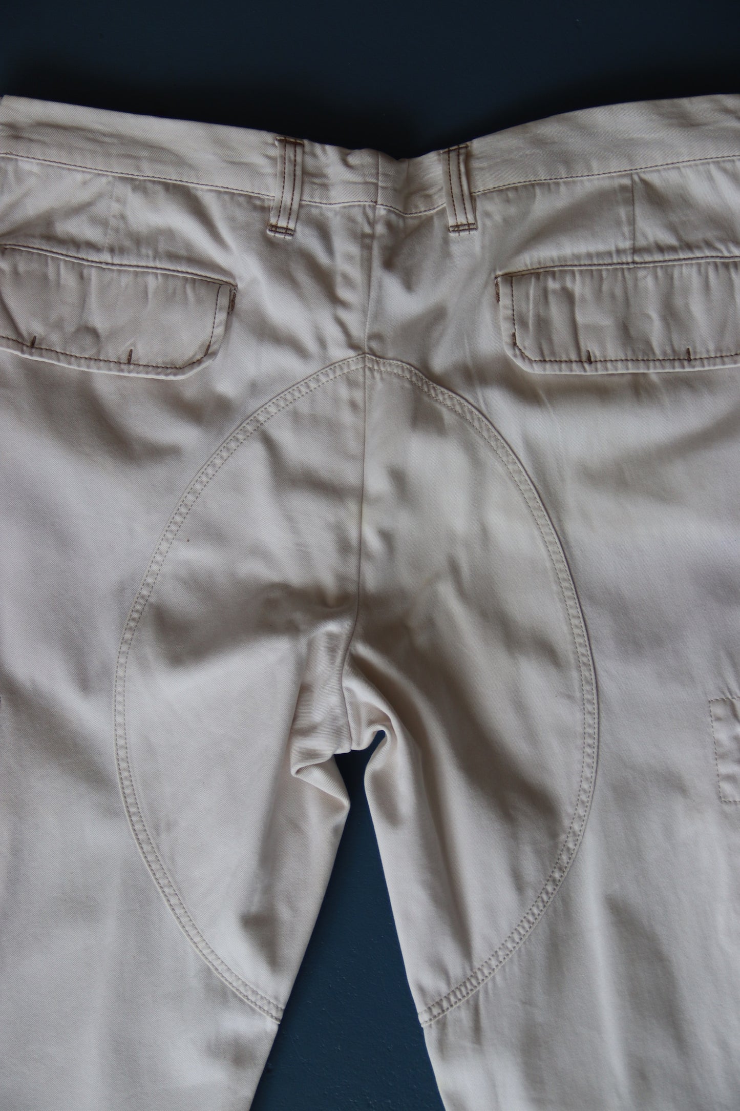 Brunello Cucinelli Men's White Cargo Pants