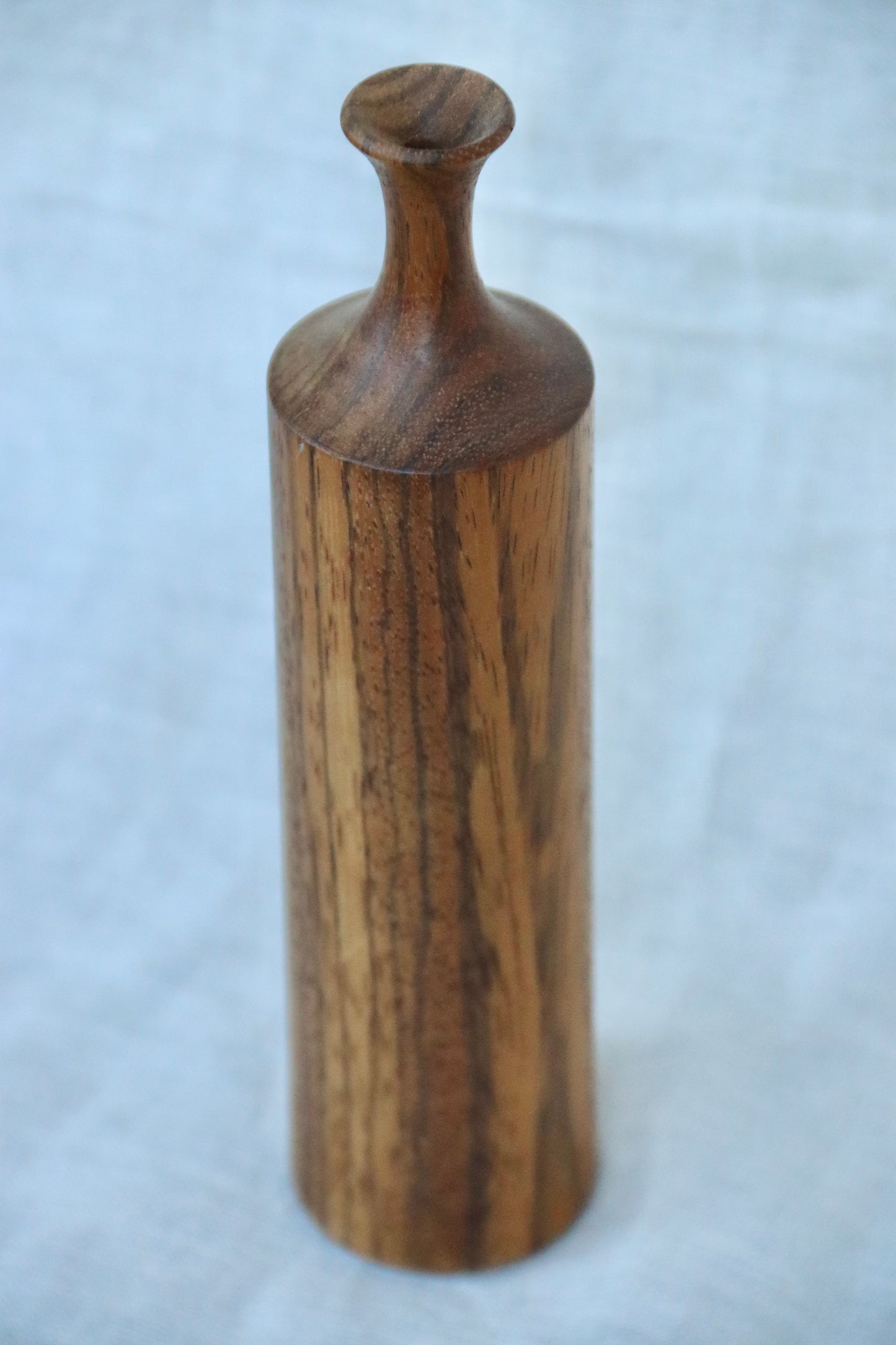 Hand Carved Wood Vase