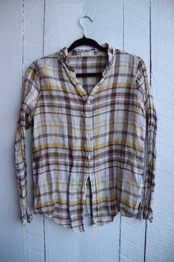 C. P. Shades Plaid Top