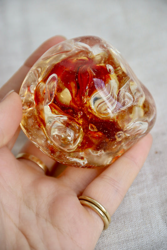 Handmade Glass Paperweight