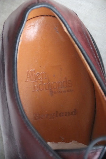 Allen Edmonds Bergland Red Brown Leather Dress Shoes - 9.5