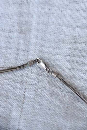 Sterling Silver multi strand necklace