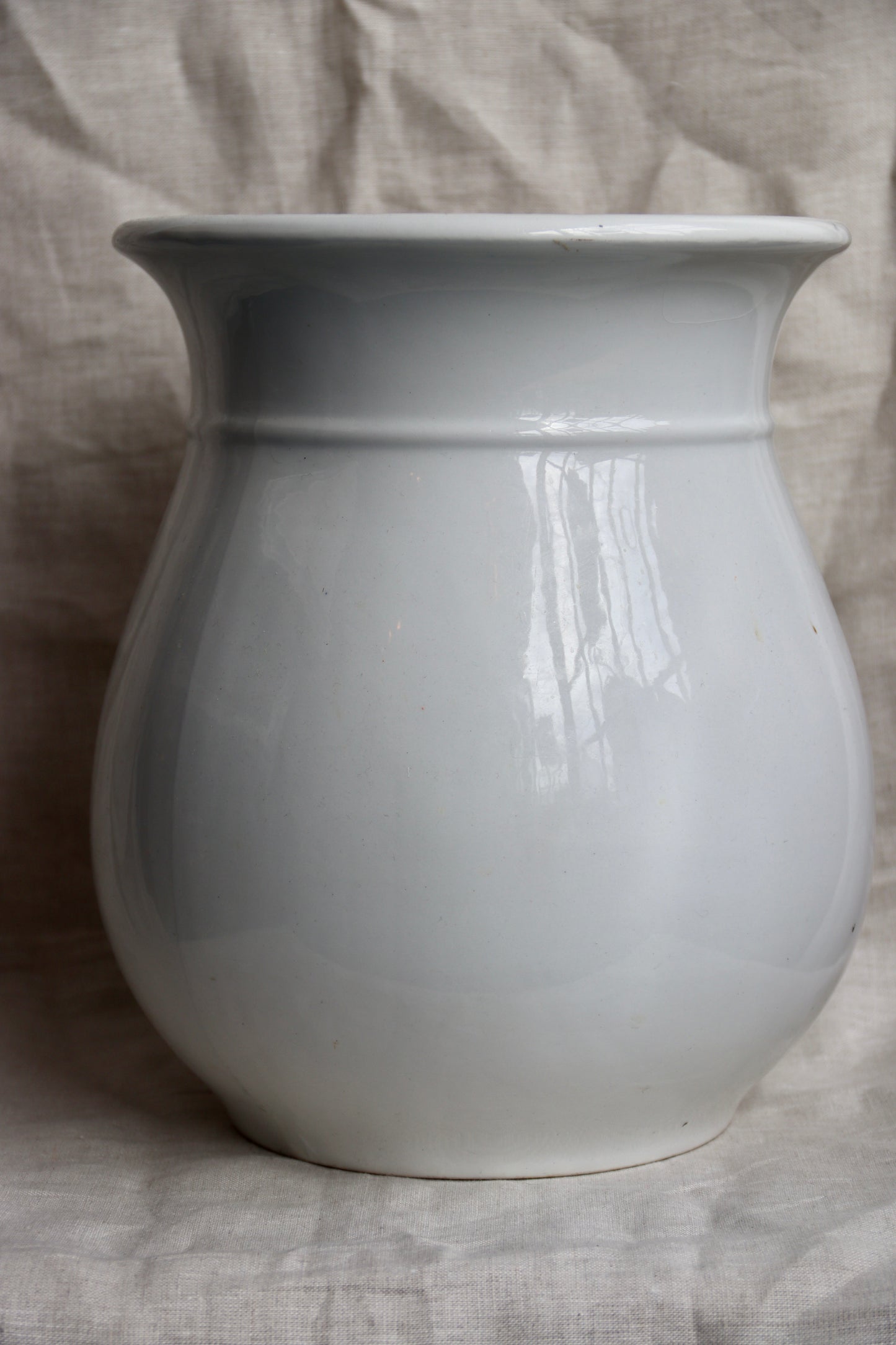 Vintage Maddock & Co Burslem England Royal Stone China White Vase