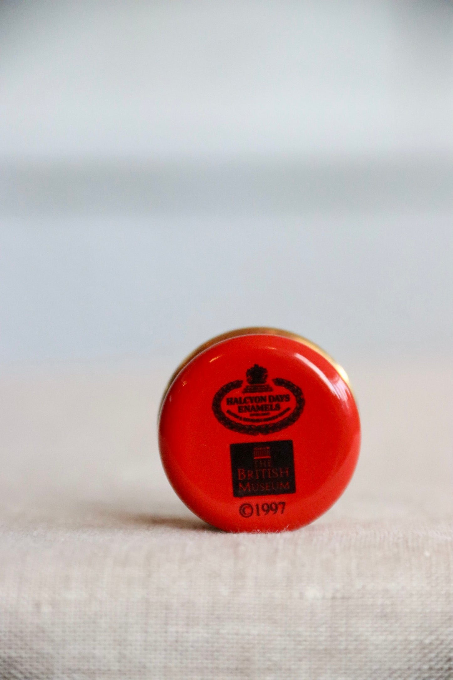 Halcyon Days Robin Enamel Box